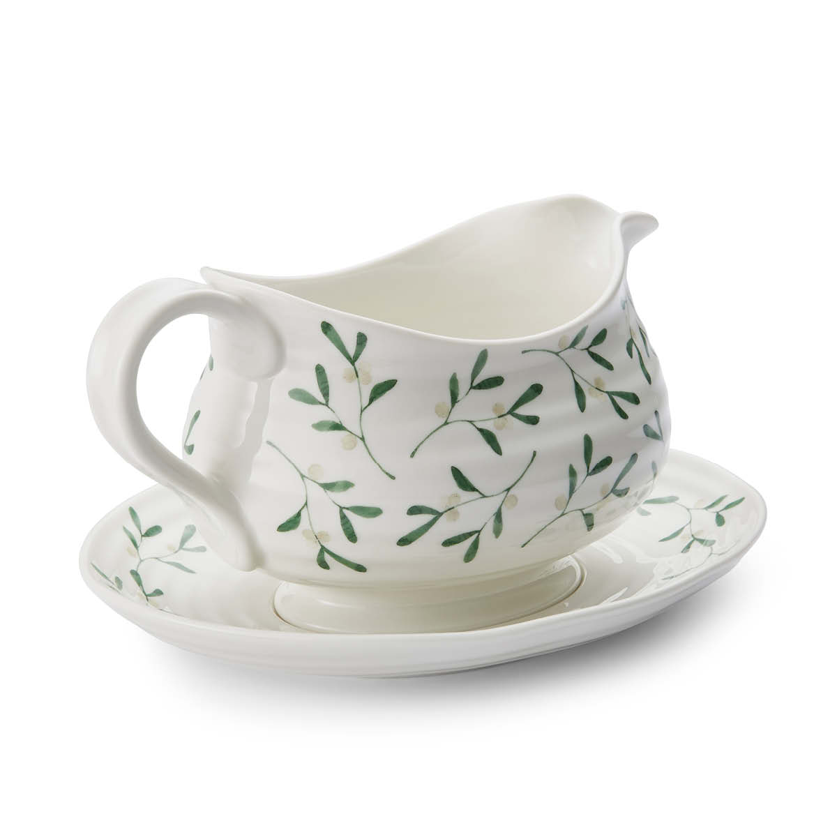 Sophie Conran Mistletoe Sauce Boat & Stand image number null